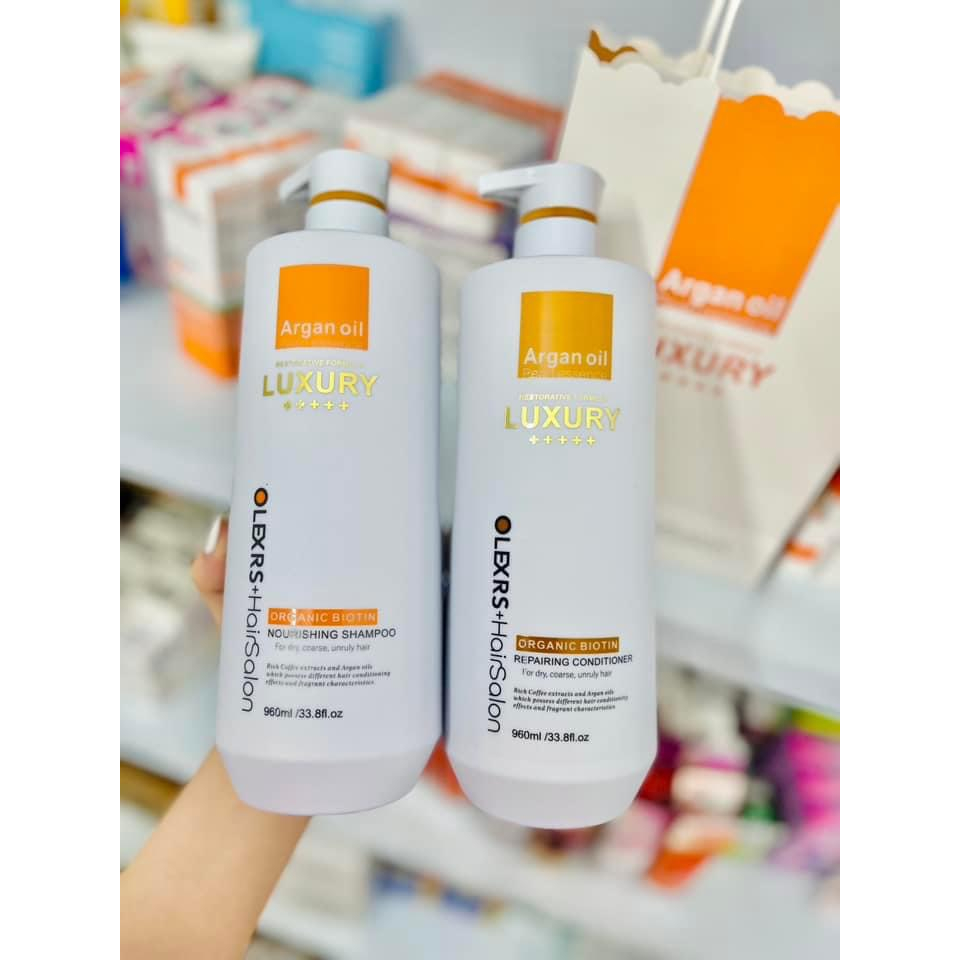 Dầu gội xả phục hồi, chống rụng tóc Olexrs Hair Salon Luxury 500 - 960ml