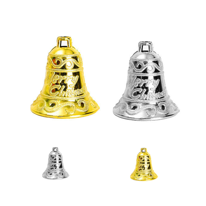Set 10 Chuông Chữ Noel Đường Kính 5cm Trang Trí Noel Giáng Sinh