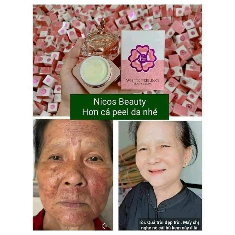 Combo Peel Da & Phục Hồi Da Nicos Thanh Nhi Chính Hãng