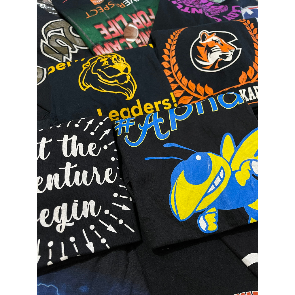 Áo thun 2hand màu đen bigsize unisex, áo phông Mỹ loại 1