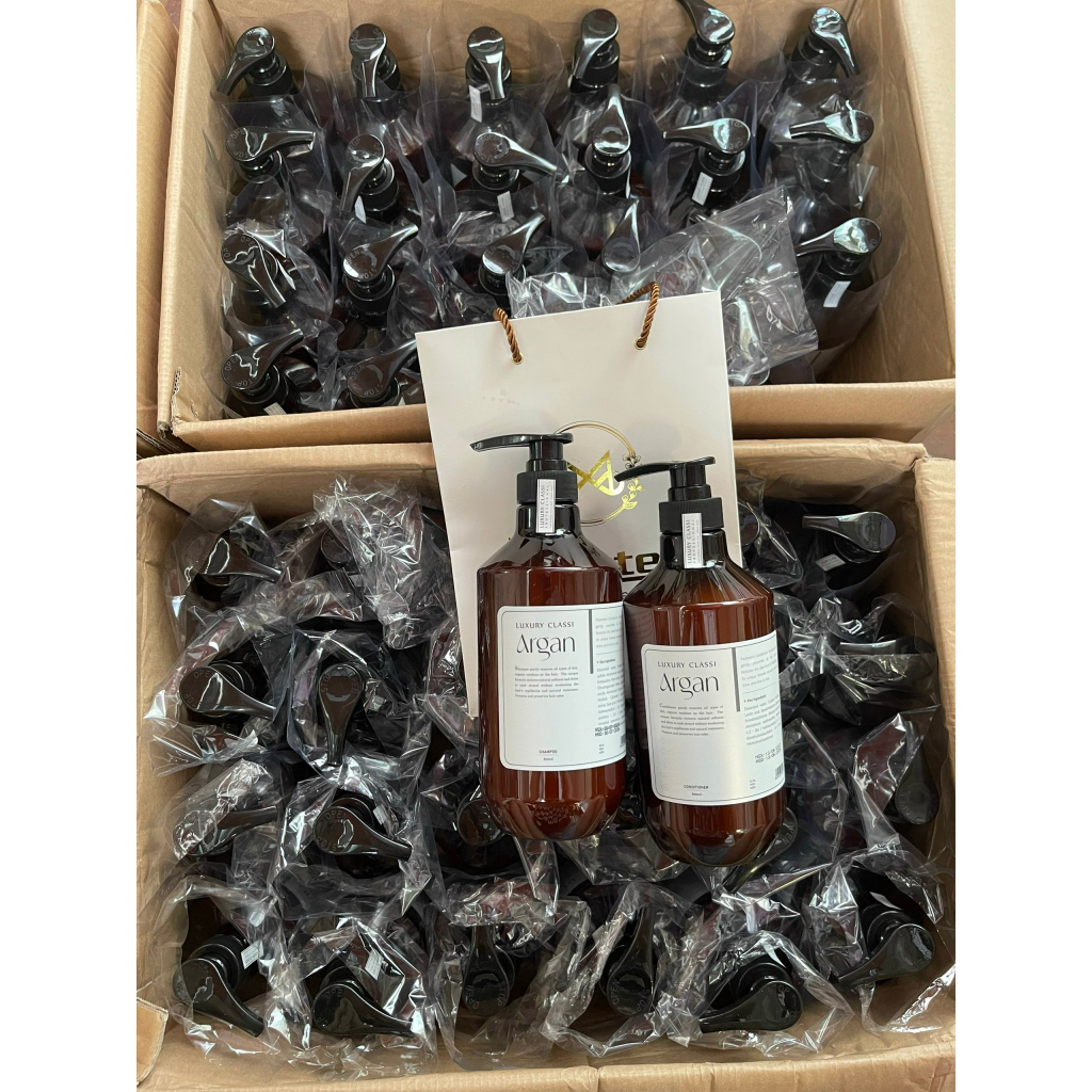 Dầu Gội Xả Argan LUXURY Classi Hương nước hoa 800ml