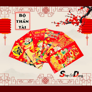 Set 10 bao lì xì siêu dễ thương, bao lì xì tết