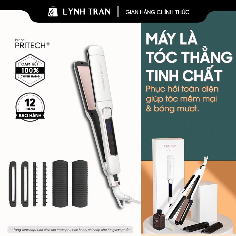 Máy là thẳng tinh chất siêu mượt Pritech®