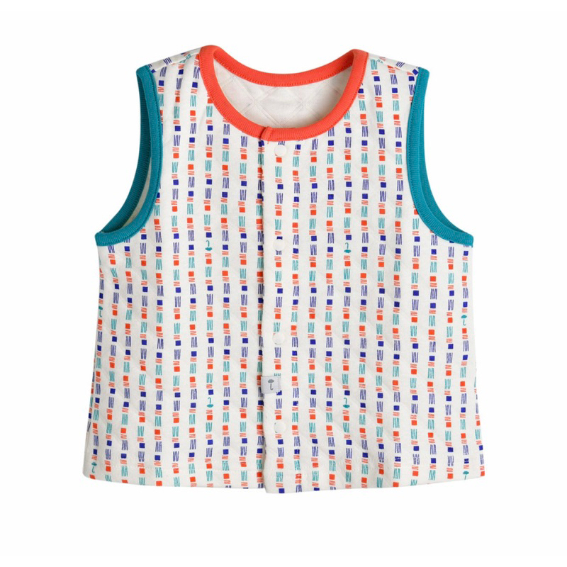 Áo gile cotton chần bông Moimoln xuất Hàn dư xịn