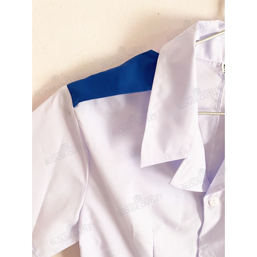 Cầu Vai Xanh  gắn thêm cho áo blouse trắng bác sĩ, điều dưỡng, y tá, dược sĩ