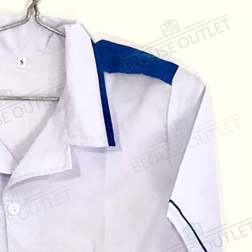Cầu Vai Xanh  gắn thêm cho áo blouse trắng bác sĩ, điều dưỡng, y tá, dược sĩ