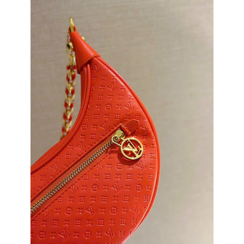 ⚜️ LV LOOP SP HOẠ TIẾT LOGO LV DẬP CHÌM MỚI HÈ 2023, TÚI LV LOOP fullbox