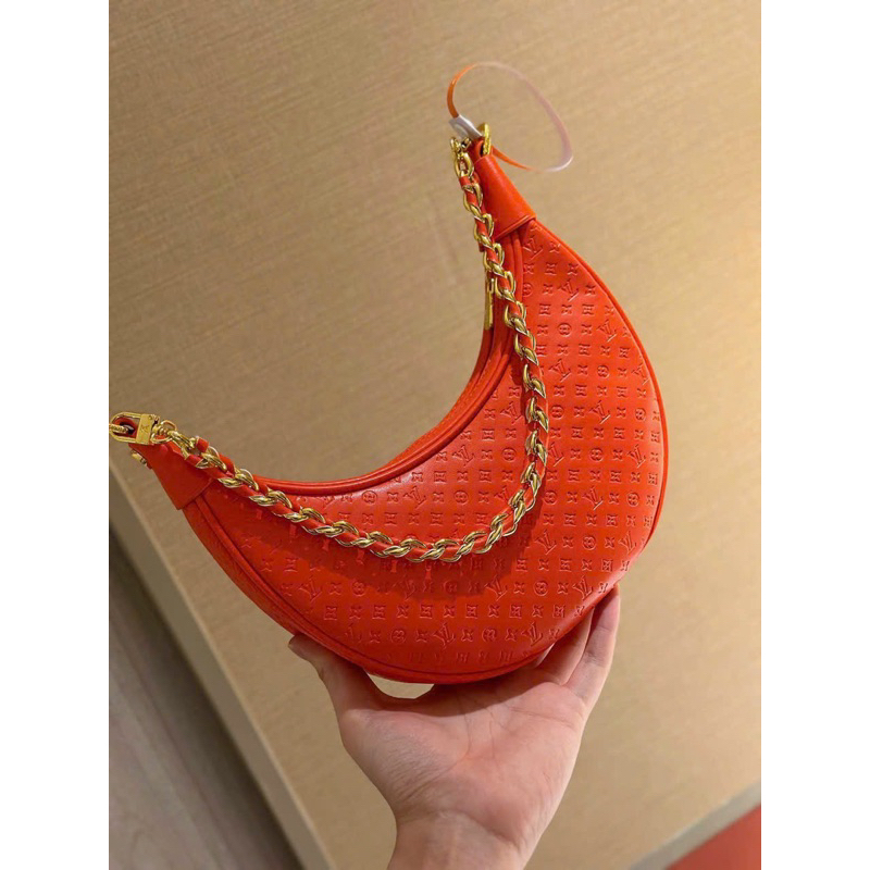 ⚜️ LV LOOP SP HOẠ TIẾT LOGO LV DẬP CHÌM MỚI HÈ 2023, TÚI LV LOOP fullbox