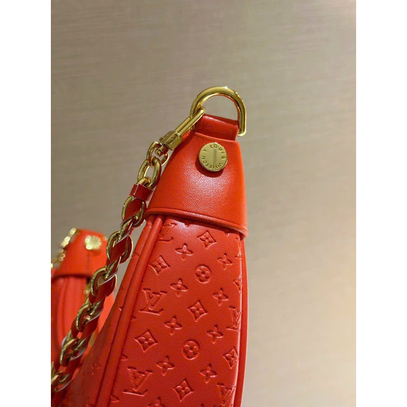 ⚜️ LV LOOP SP HOẠ TIẾT LOGO LV DẬP CHÌM MỚI HÈ 2023, TÚI LV LOOP fullbox