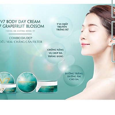 Kem Chống Nắng,Kem Dưỡng Trắng Da,Kem Nâng Toner Body Dr.Lacir V7 Day Cream Dung Tích 180ml