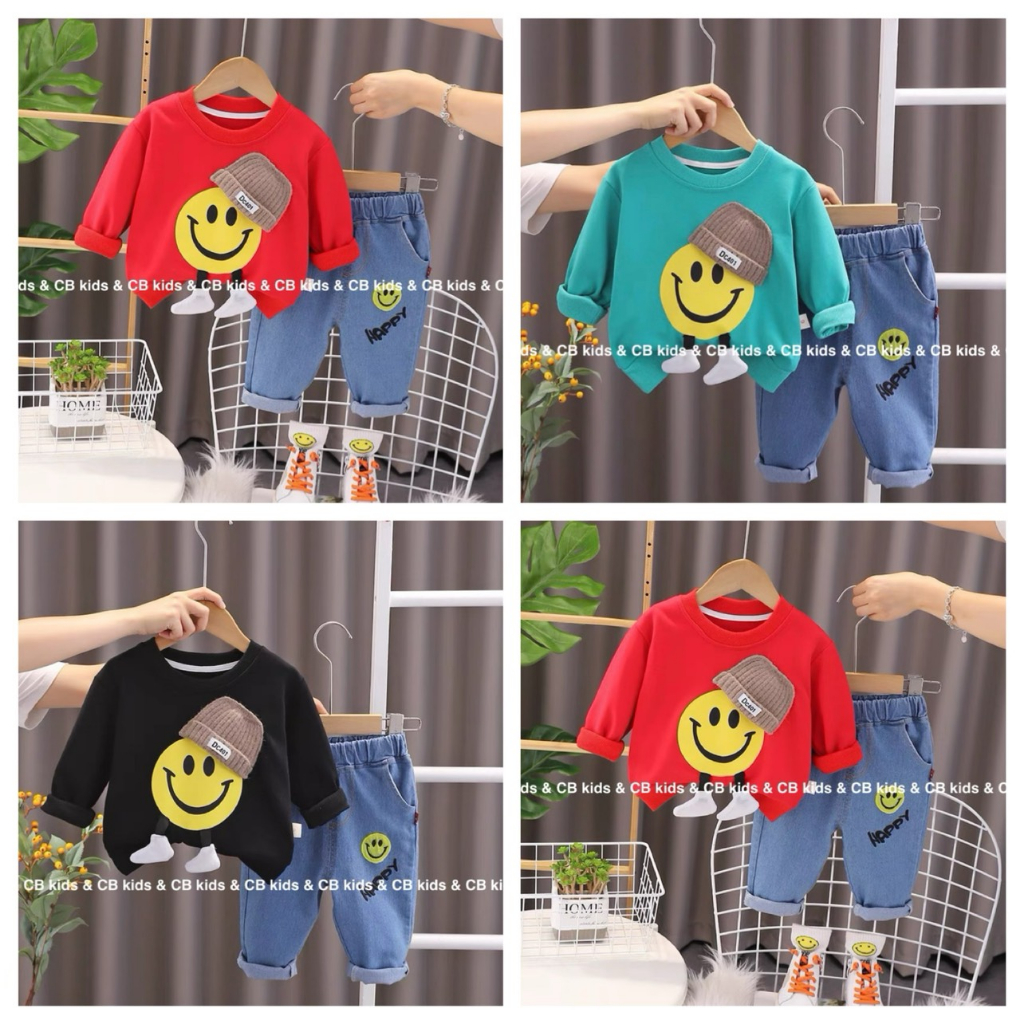 8-28KG BỘ DÀI TAY DA CÁ QUẦN JEAN CỰC CHÂT(CUOI)