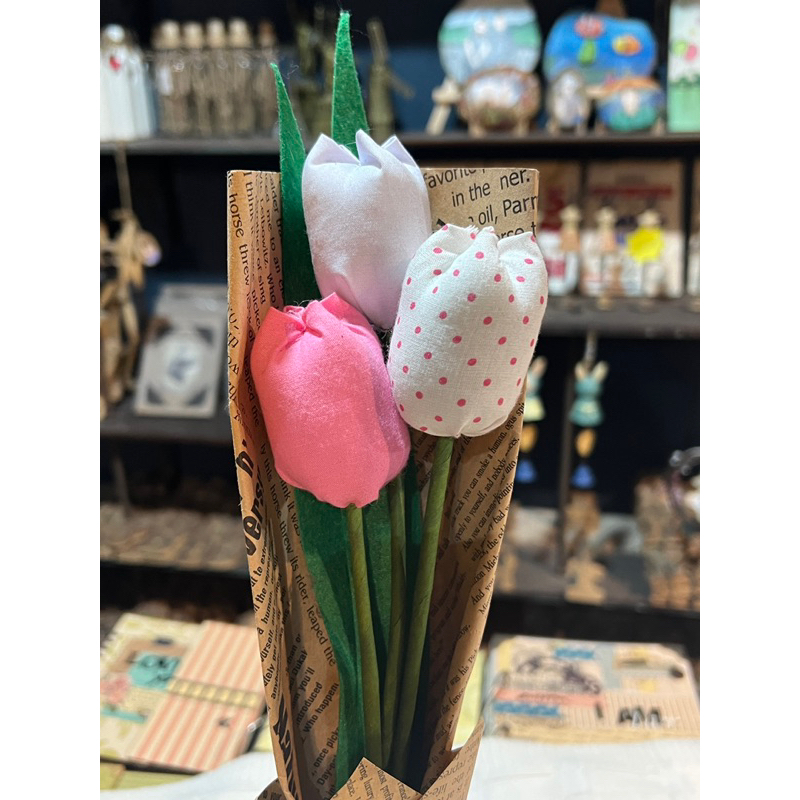 Hoa tulip vải bông lẻ