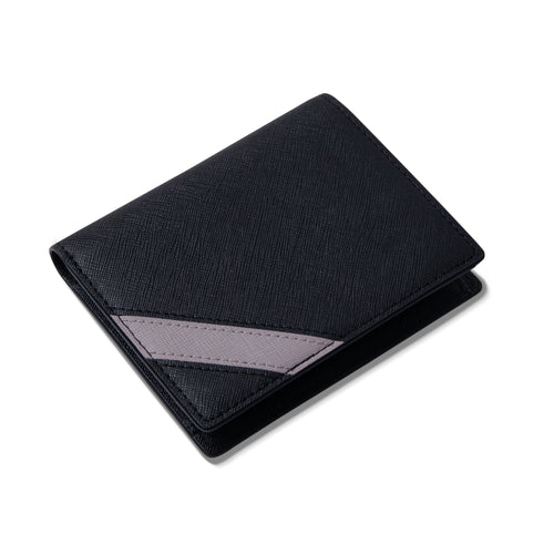 Ví đựng thẻ da saffiano cao cấp thời trang nhỏ gọn PQ Leather PV51 - Da thật - Bảo hành 12 tháng, full box