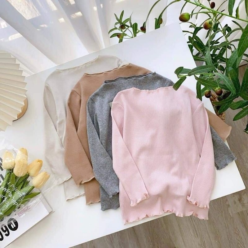 Áo dài tay cho bé , Áo giữ nhiệt cho bé gái