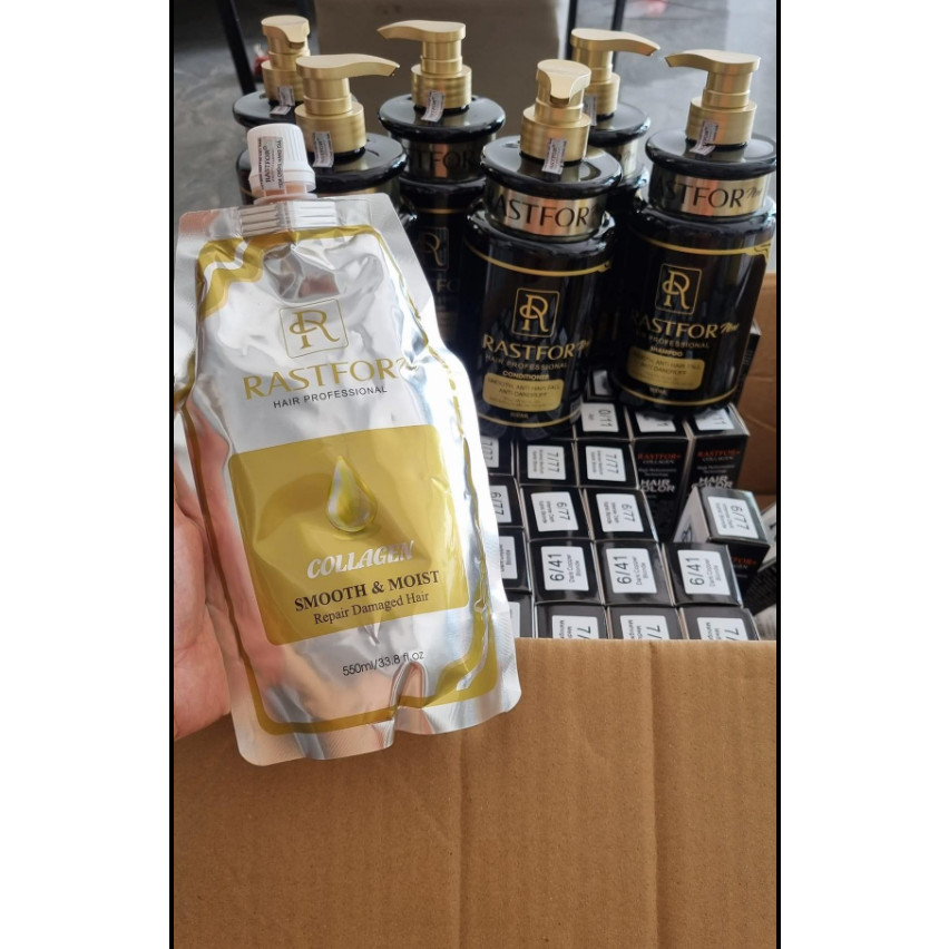 KEM Ủ TÓC COLLAGEN RASTFOR 550ML DẠNG TÚI CHÍNH HÃNG