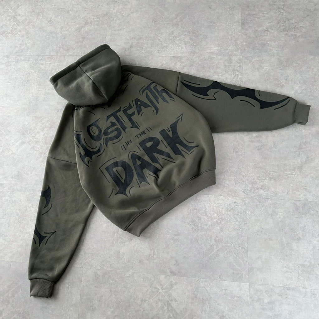 Áo Hoodie BOXY LOST For LIFE Hình In 2 Màu Unisex_SSSTore