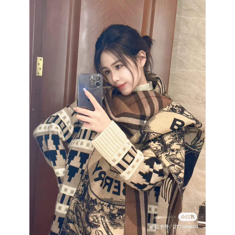 Khăn dạ 2 mặt BBR mẫu mới nhất 2023