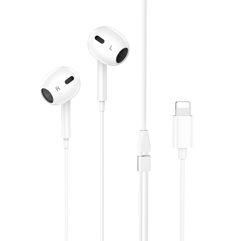 Tai nghe có dây có micro chính hãng Hoco dùng cho iphone 7 8 11 12 13 14 ...