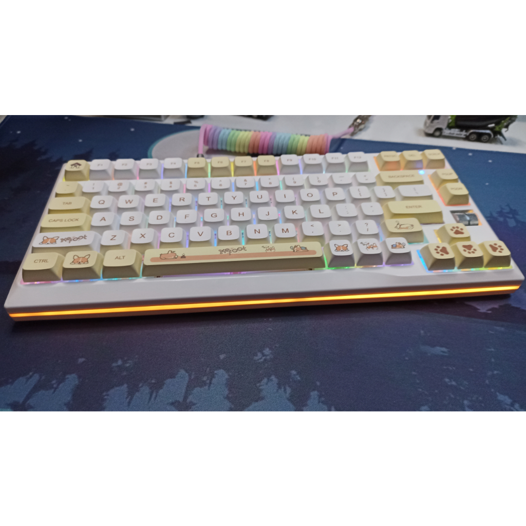 Set keycap Corgi, profile XDA, PBT dye-sub, 138 phím, chiều cao 9.5mm, dày 1.5mm