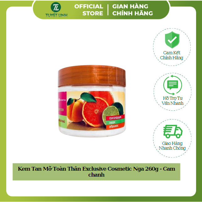 Kem Tan Mỡ Toàn Thân Exclusive Cosmetic Nga 260g