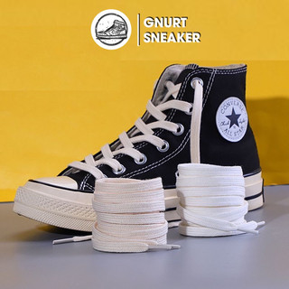 Dây giày converse chính hãng màu kem dài 120cm-160cm cho converse