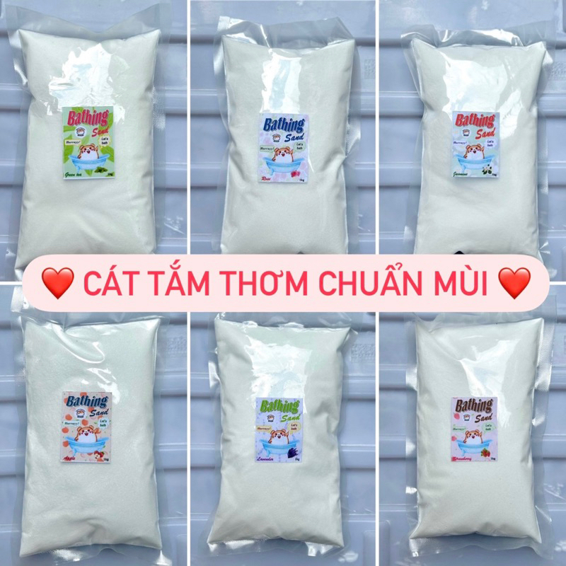 Cát tắm thơm chuẩn nhiều mùi cho hamster