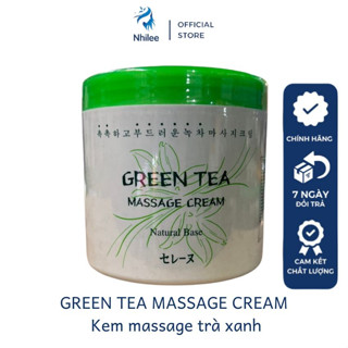  Green tea massage cream NL244 kem massage mặt tổng hợp trà xanh Hàn Quốc 450g- NHILEE 
