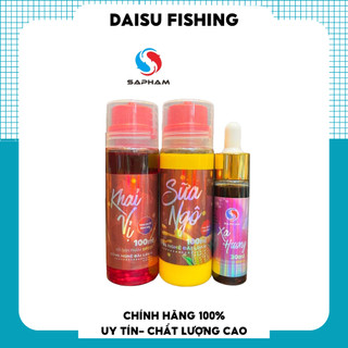 Combo tinh mùi dụ trắm chép sapham khai vị - sữa ngô - xạ hương