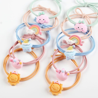 Set 5 sợi cột tóc nhiều hình cho bé gái