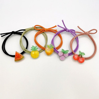 set 5 sợi cột tóc nhiều hình cho bé gái