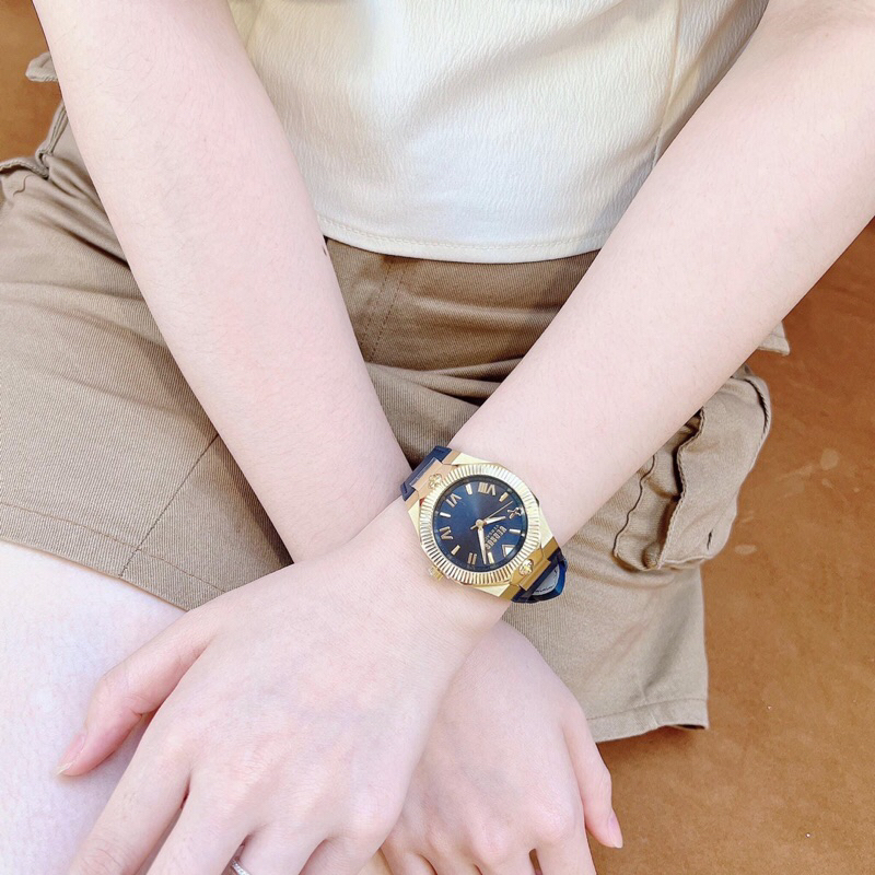 Đồng hồ đôi nam nữ dây da Versus By Versace Echo Park Strap