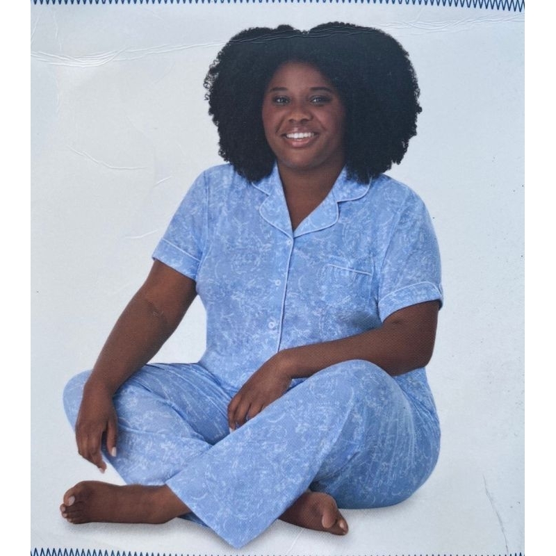 Set bộ ngủ pyjama dưới 60 kg, set quần dài lưng thun