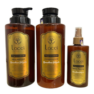 🇻🇳 Combo dầu gội xả và xịt dưỡng chăm sóc tóc Lacei Improvement 750mlx2/250ml