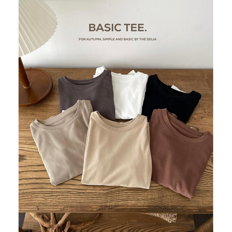 2465 ÁO THUN NGẮN TAY CỔ TRÒN TRƠN