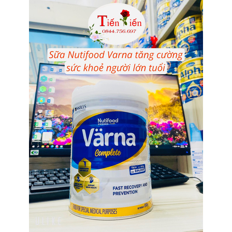 [date mới] Sữa bột Varna Complete lon 850g