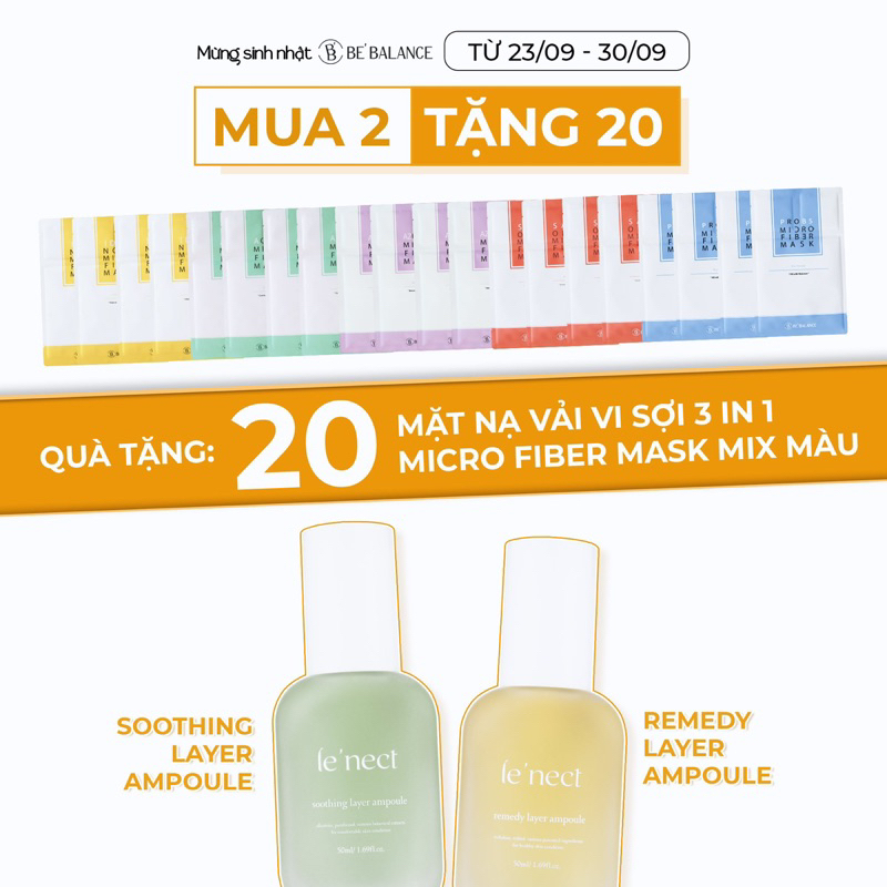 Combo tinh nhất soothing và remedy Lenect