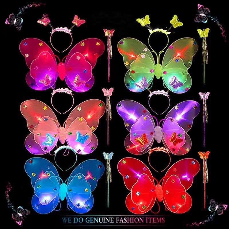 Bộ Cánh Bướm Cánh tiên thiên Thần cho bé gái được trọn màù