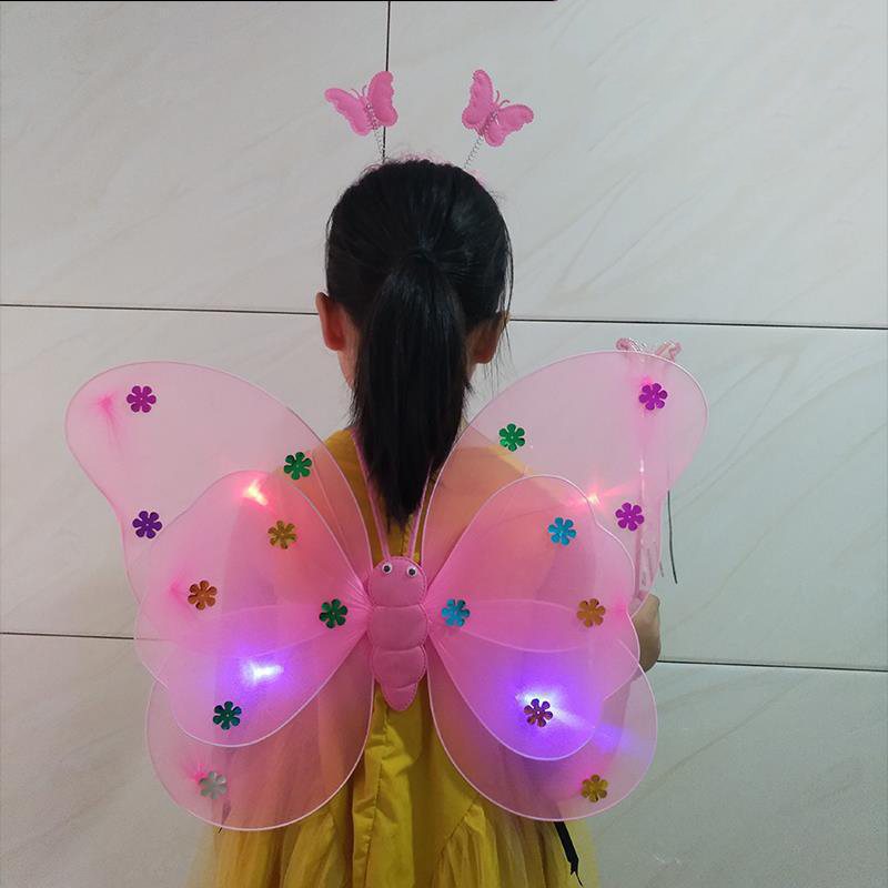 Bộ Cánh Bướm Cánh tiên thiên Thần cho bé gái được trọn màù