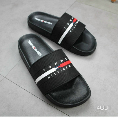 Dép Tommy Quai Ngang, Dép Nam Nữ Đế Cao Su Non Chống Thấm Nước, Hottrend 2023 Sumishop