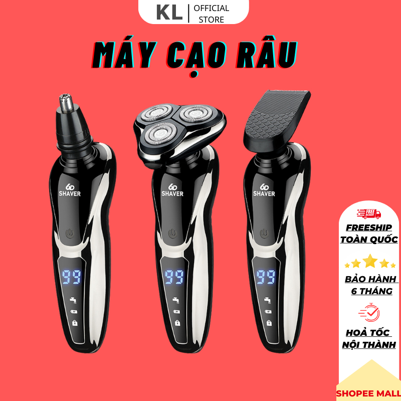 Máy cạo râu đa năng 3in1 cao cấp chống nước chuẩn IPX7-KHANHLY