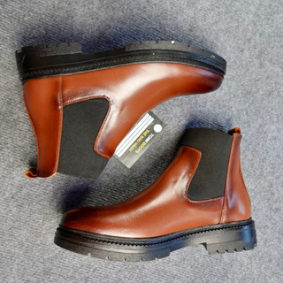 Giày chelsea boots mới nhất 2023 đế đốc bắn màu patina