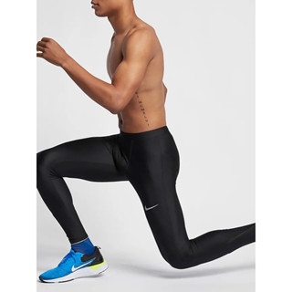 QUẦN BÓ CƠ COMBAT LEGGING NAM LOGO TIGHT SPORTS GYM PANTS BLACK AT4242-010 - SIZE S