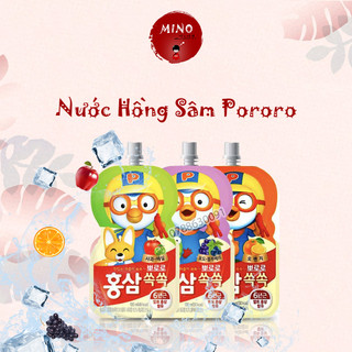 Nước Hồng Sâm Trái Cây Pororo Paldo Hàn Quốc 100ml (3 Vị)