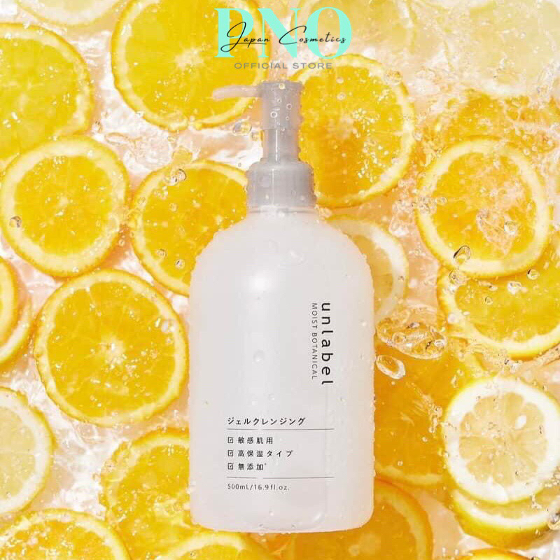 Gel tẩy trang kiêm rửa mặt UNLABEL MOIST