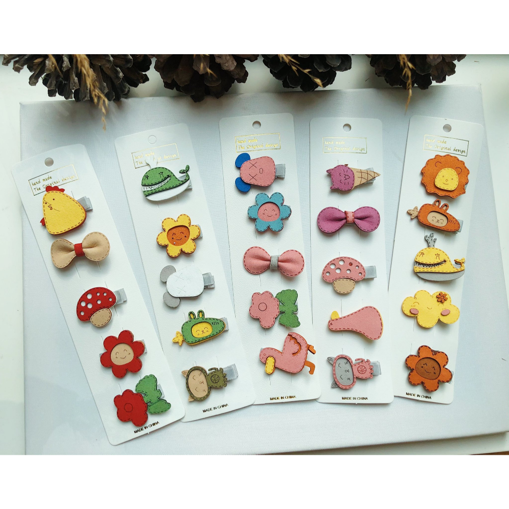 Đồ chơi - Kẹp tóc phong cách Hàn Quốc nhập vai công chúa cho bé yêu bằng dạ - Thảo Phương