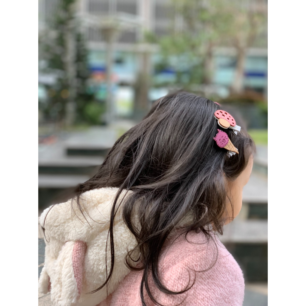 Đồ chơi - Kẹp tóc phong cách Hàn Quốc nhập vai công chúa cho bé yêu bằng dạ - Thảo Phương
