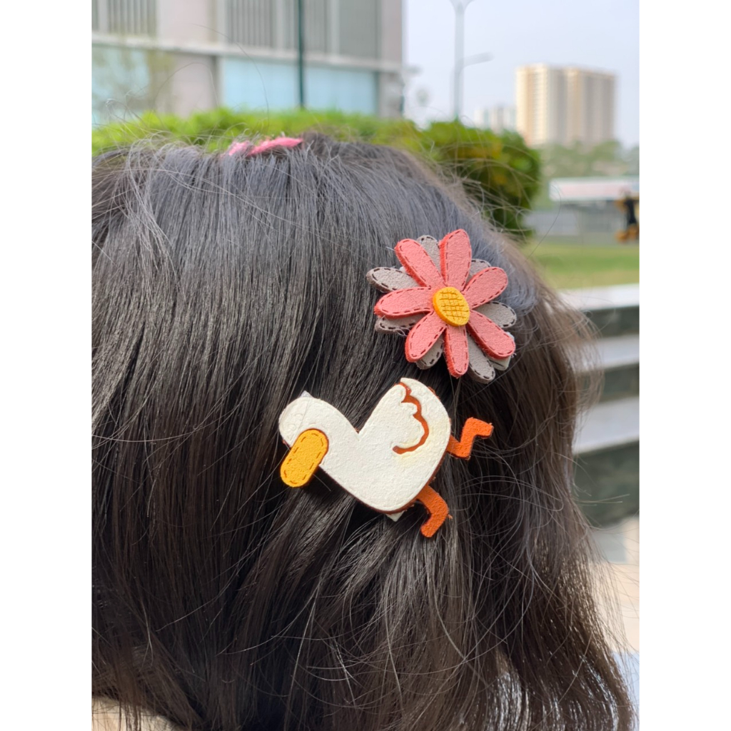 Đồ chơi - Kẹp tóc phong cách Hàn Quốc nhập vai công chúa cho bé yêu bằng dạ - Thảo Phương