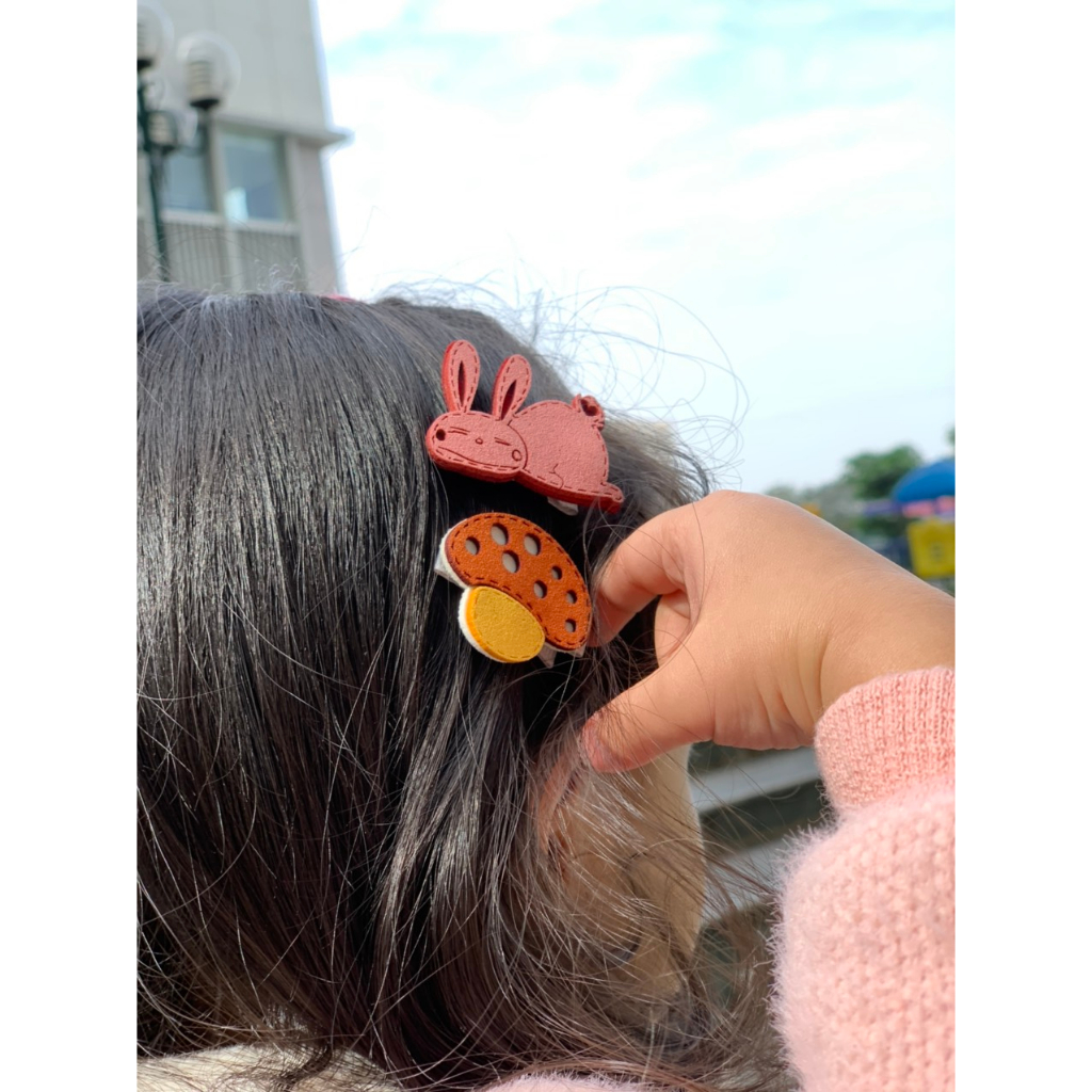 Đồ chơi - Kẹp tóc phong cách Hàn Quốc nhập vai công chúa cho bé yêu bằng dạ - Thảo Phương