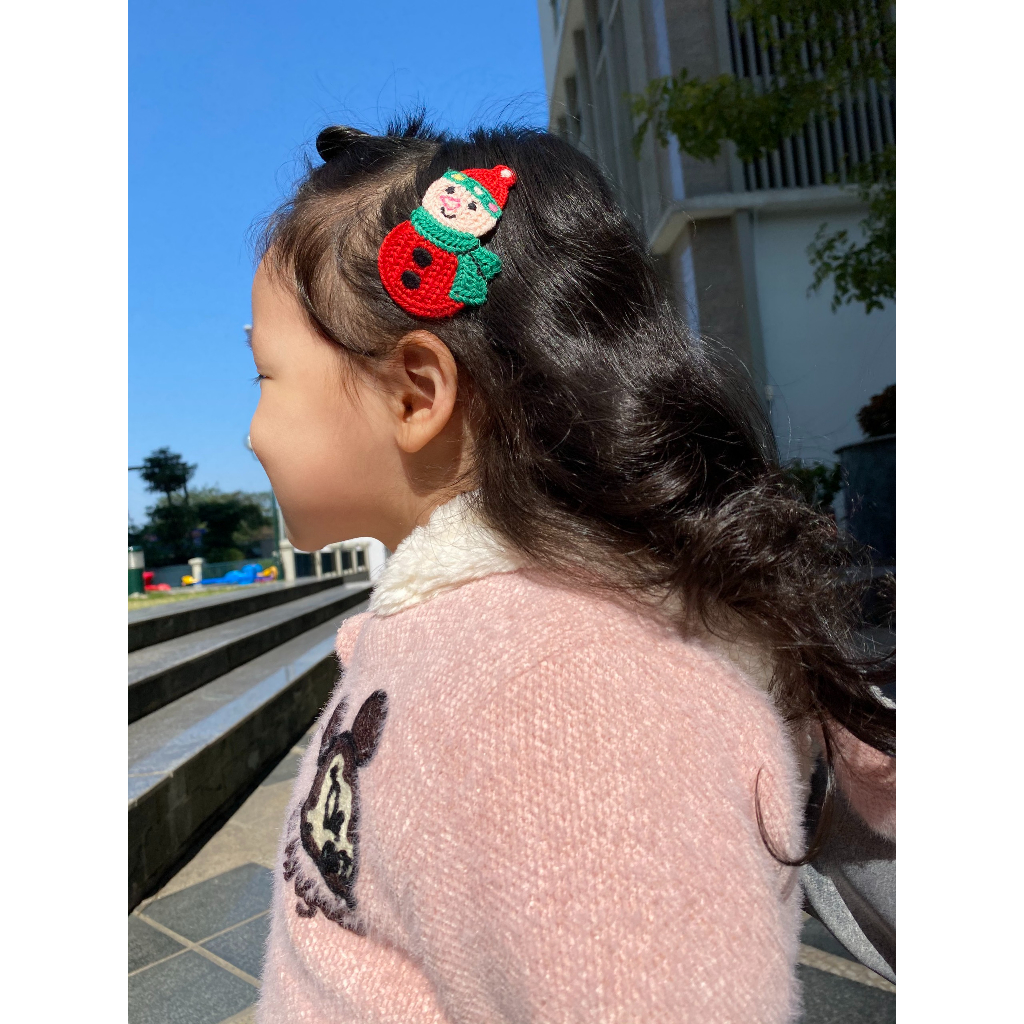 Đồ chơi - Kẹp tóc phong cách Hàn Quốc nhập vai công chúa cho bé yêu bằng dạ - Thảo Phương