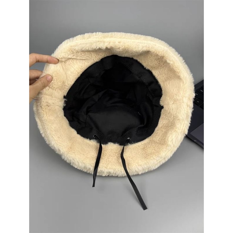 Mũ lông gấu nháy mắt vành to dễ thương êm nhẹ thoáng mát mang đi chơi đi làm siêu xinh NaHi ngochieu1111